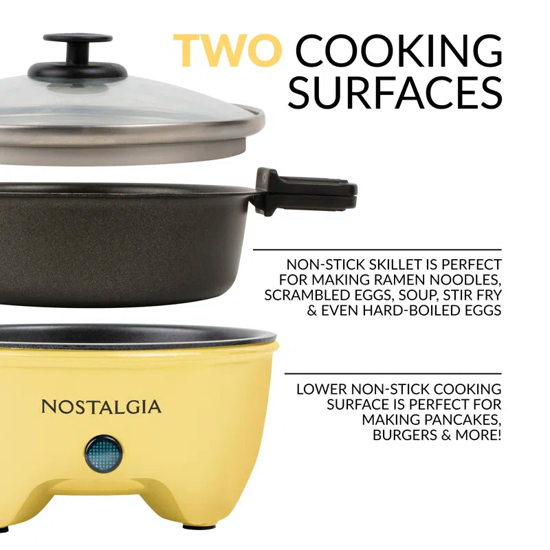 Mymini Personal Electric Skillet & Rapid Noodle Maker