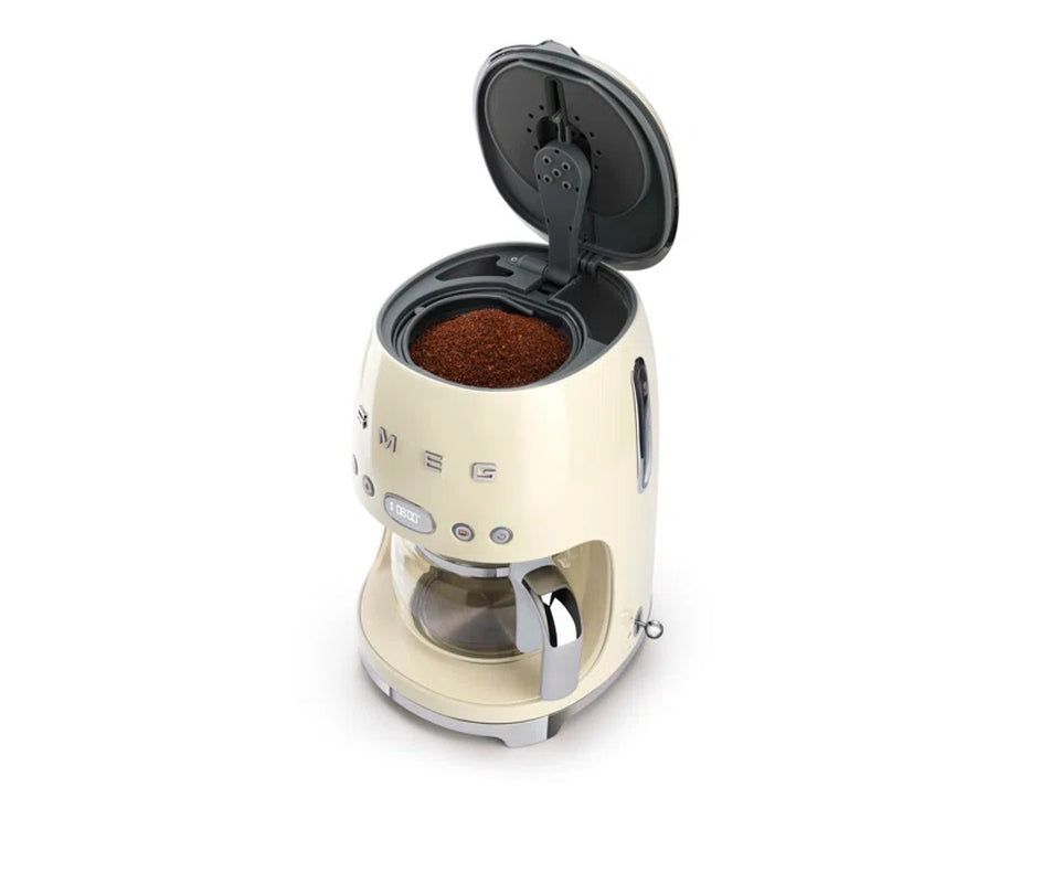 50'S Retro Style 10-Cup Drip Coffee Machine with Filter