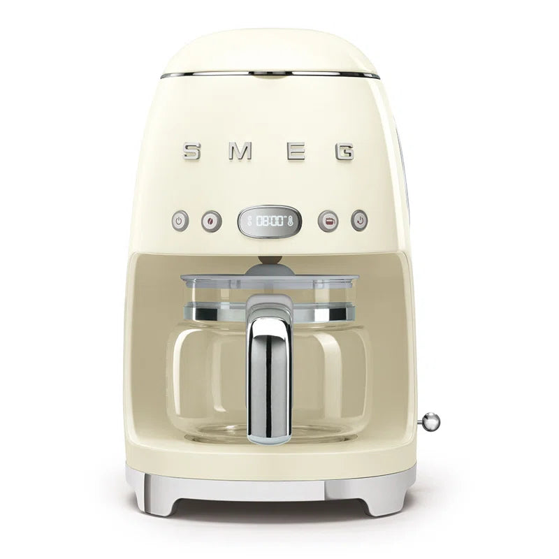 50'S Retro Style 10-Cup Drip Coffee Machine with Filter