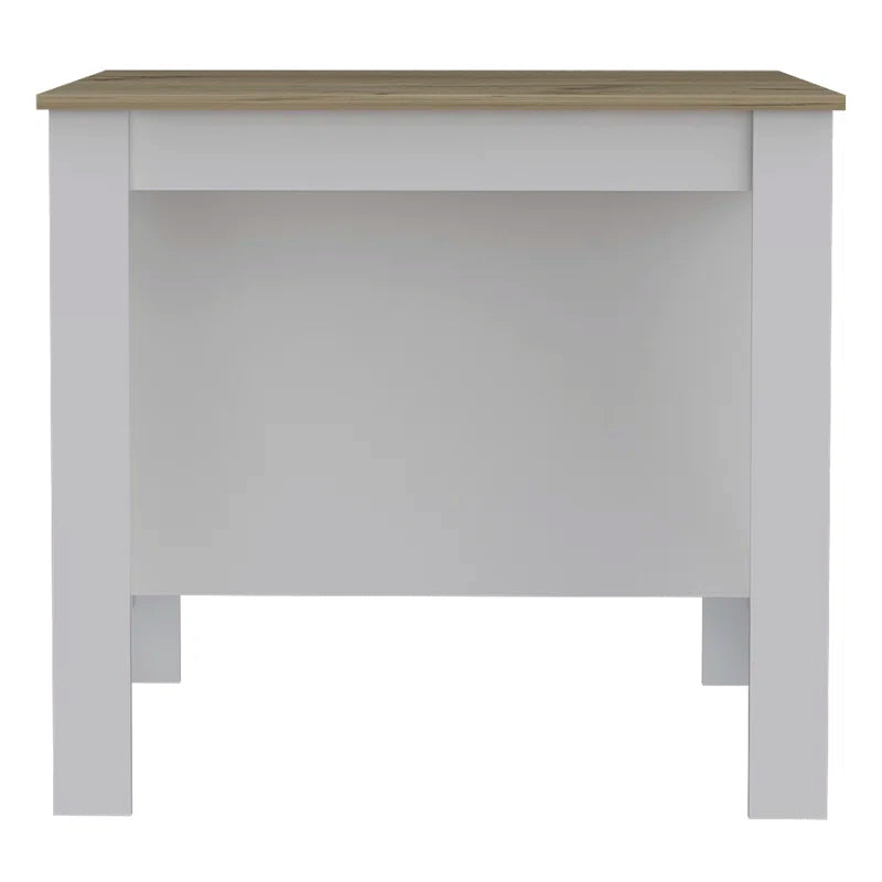 Cala 3-Shelf Wooden Kitchen Island