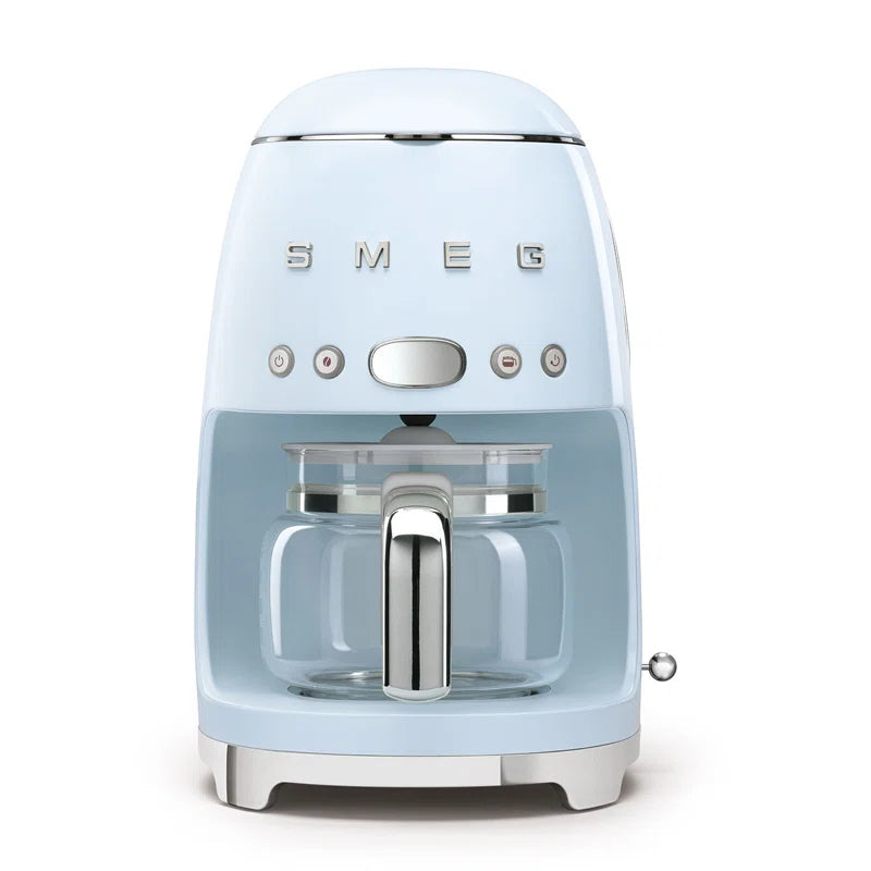 50'S Retro Style 10-Cup Drip Coffee Machine with Filter