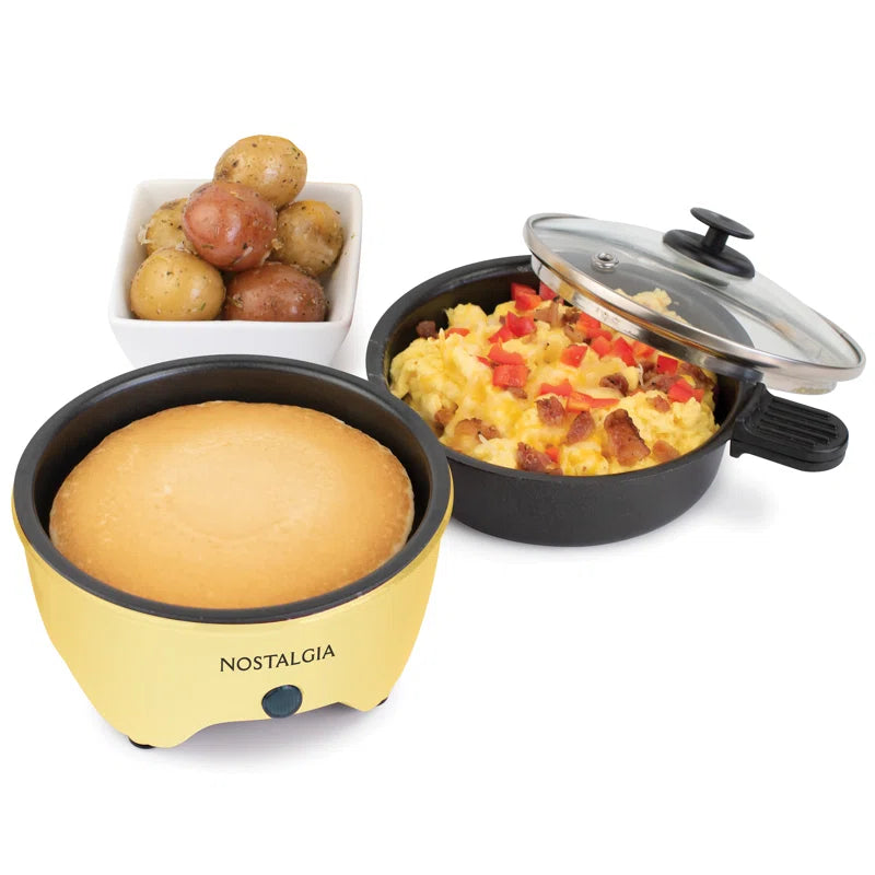 Mymini Personal Electric Skillet & Rapid Noodle Maker