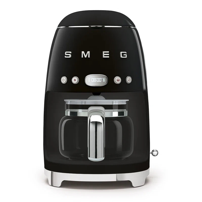 50'S Retro Style 10-Cup Drip Coffee Machine with Filter