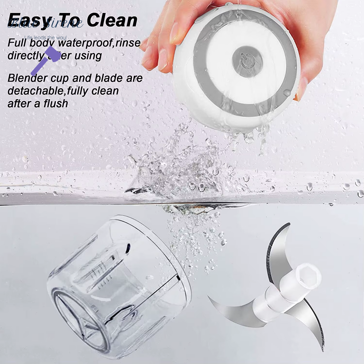 Electric Kitchen Food Chopper Mini Garlic Masher Crusher USB Portable Meat Grinder Vegetable Chopper for Kitchen Gadgets