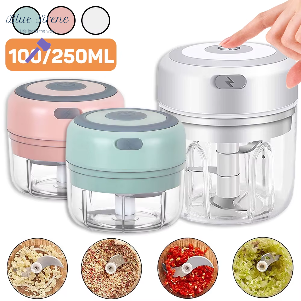 Electric Kitchen Food Chopper Mini Garlic Masher Crusher USB Portable Meat Grinder Vegetable Chopper for Kitchen Gadgets
